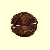 Scalamandre Lafayette Tuft Silk - Deep Brown