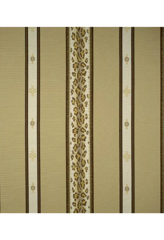 Scalamandre Colony  BEIGE "USSARO" Leopard Stripe Italian JACQUARD Fabric