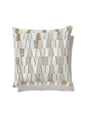 Scalamandre Facets 22 X 22 - Pearl Decorative Pillow