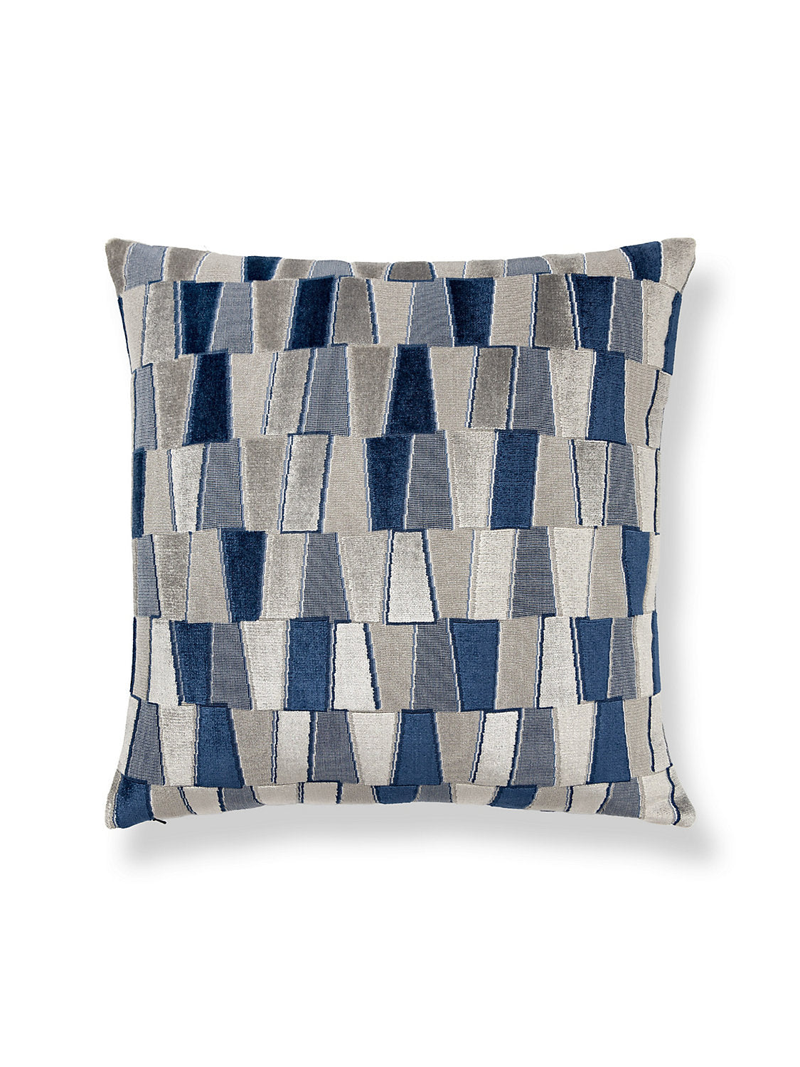 Scalamandre Facets 22 X 22 - Sapphire Decorative Pillow