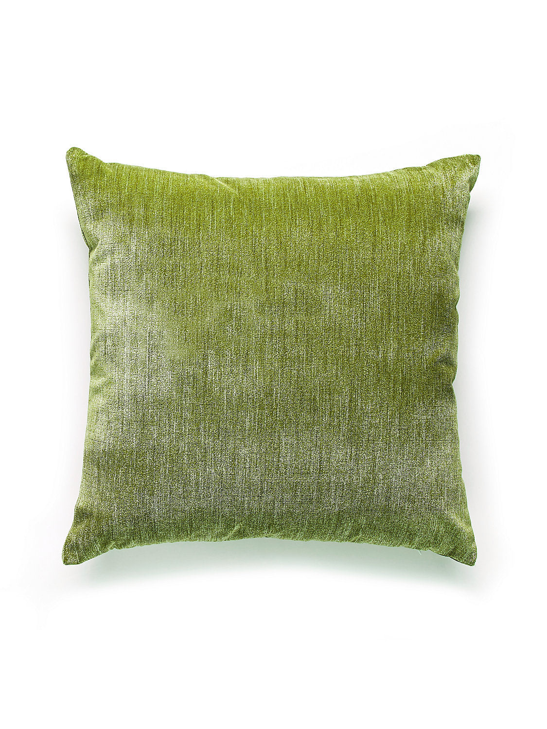 Scalamandre Supreme Velvet 22 X 22 - Lime Decorative Pillow