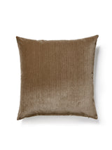 Scalamandre Strie Velvet 22 X 22 - Sable Decorative Pillow