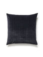 Scalamandre Strie Velvet 22 X 22 - Noir Decorative Pillow