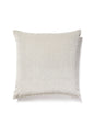 Scalamandre Strie Velvet 22 X 22 - Ecru Decorative Pillow
