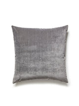 Scalamandre Strie Velvet 22 X 22 - Seal Decorative Pillow
