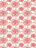 Hinson Fireworks Red on White Wallcovering