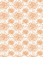 Hinson Fireworks Tangerine Wallcovering