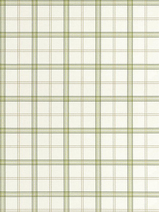 Hinson Ezra Plaid Olive Wallcovering