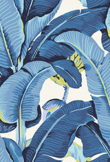 Hinson Palm Blue Lagoon Wallcovering
