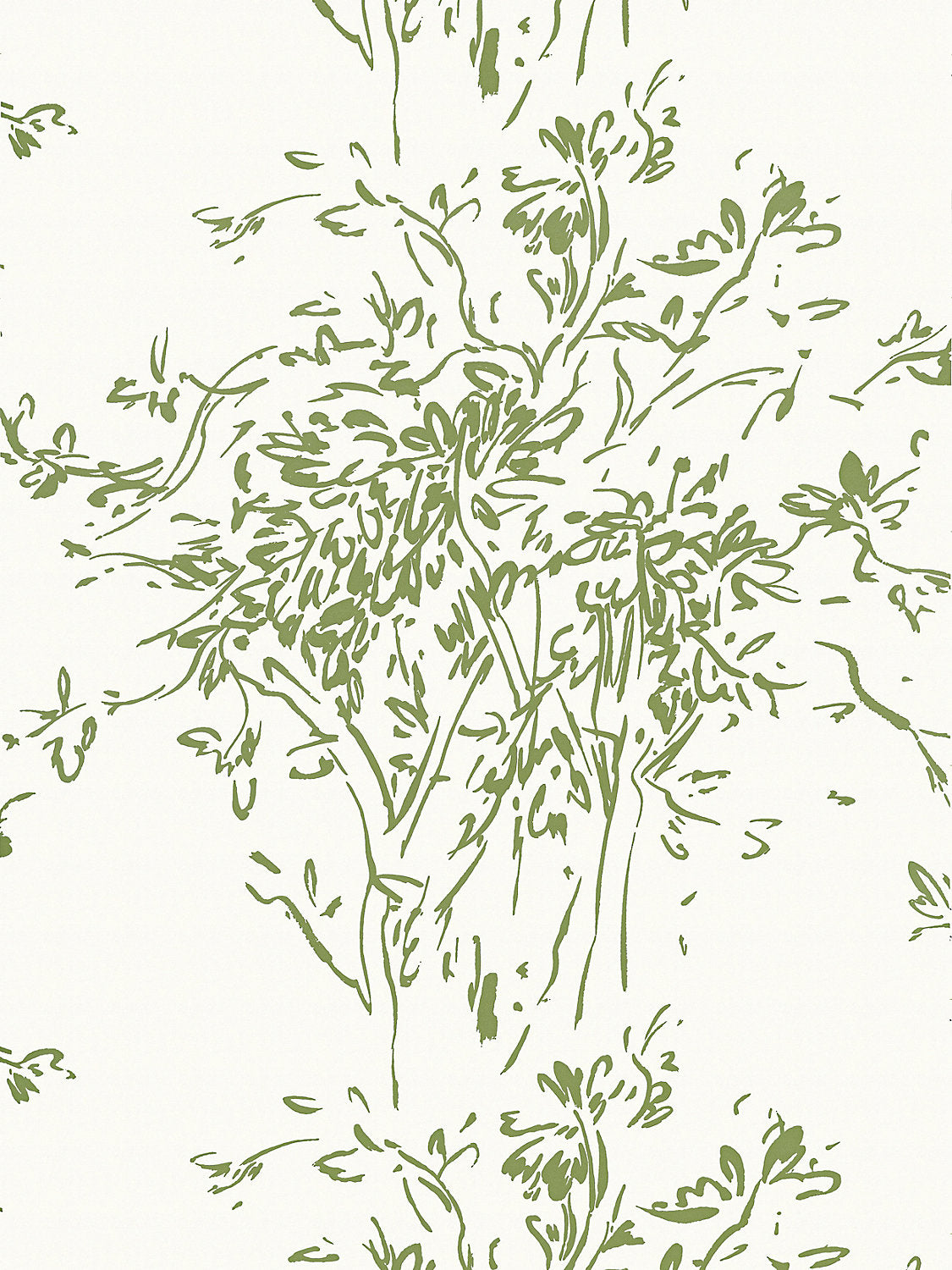 Hinson Kurt Olive Wallcovering