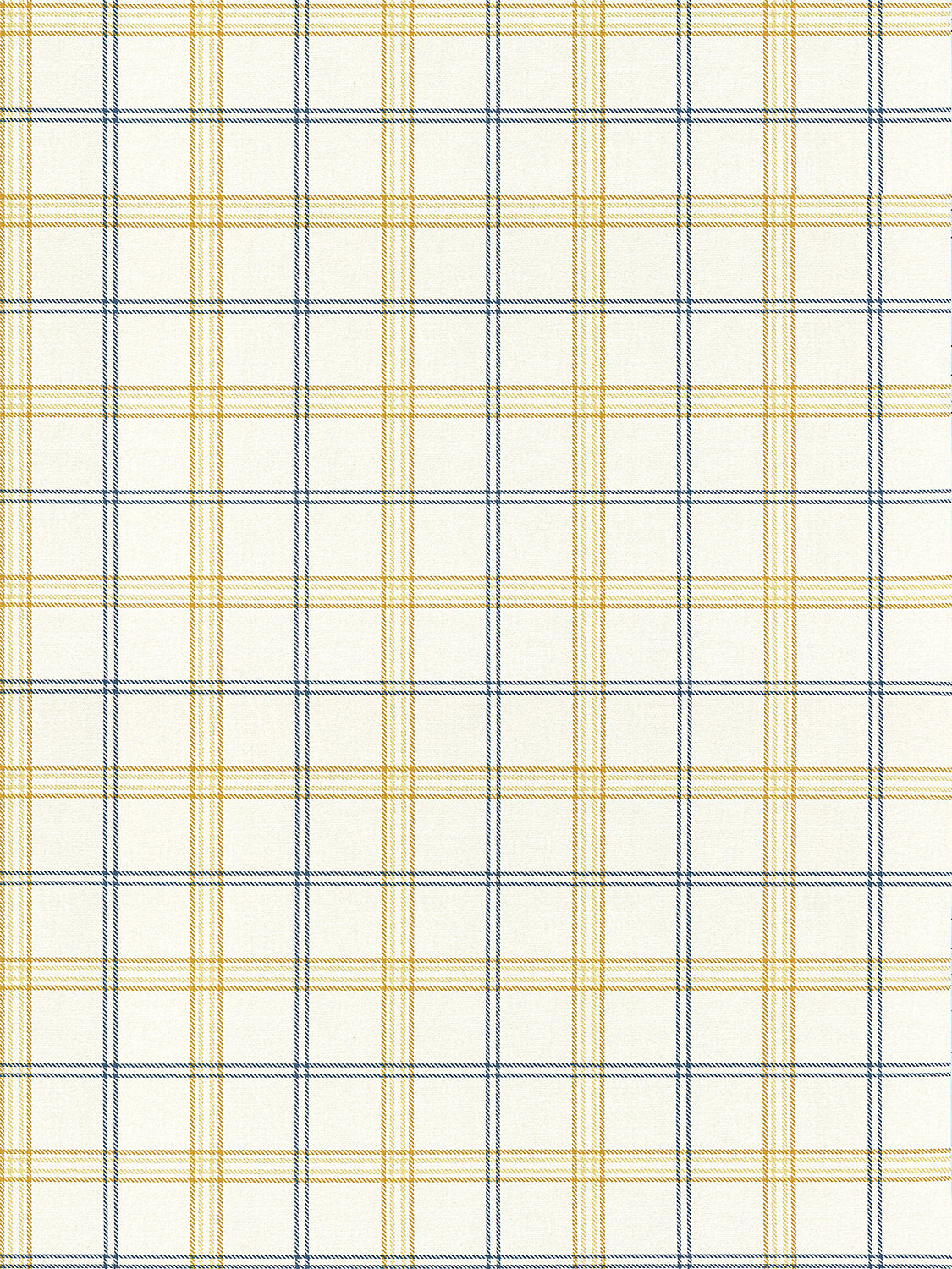 Hinson Ezra Plaid Sun and Sea Wallcovering