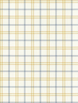 Hinson Ezra Plaid Sun and Sea Wallcovering