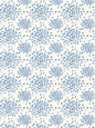 Hinson Fireworks Delphinium Wallcovering