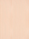 Scalamandre Johnson Stripe Tangerine Wallcovering