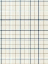 Hinson Ezra Plaid Sky and Sea Wallcovering