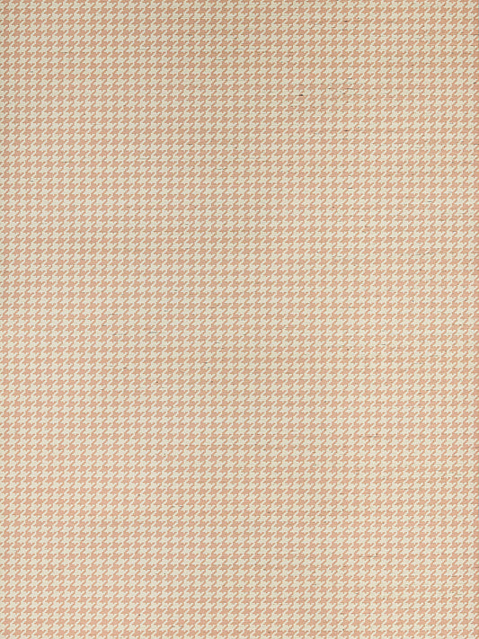 Hinson Houndstooth Sisal Peach Wallcovering