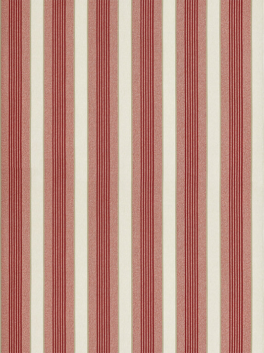 Hinson Arlo Stripe Cherry Wallcovering