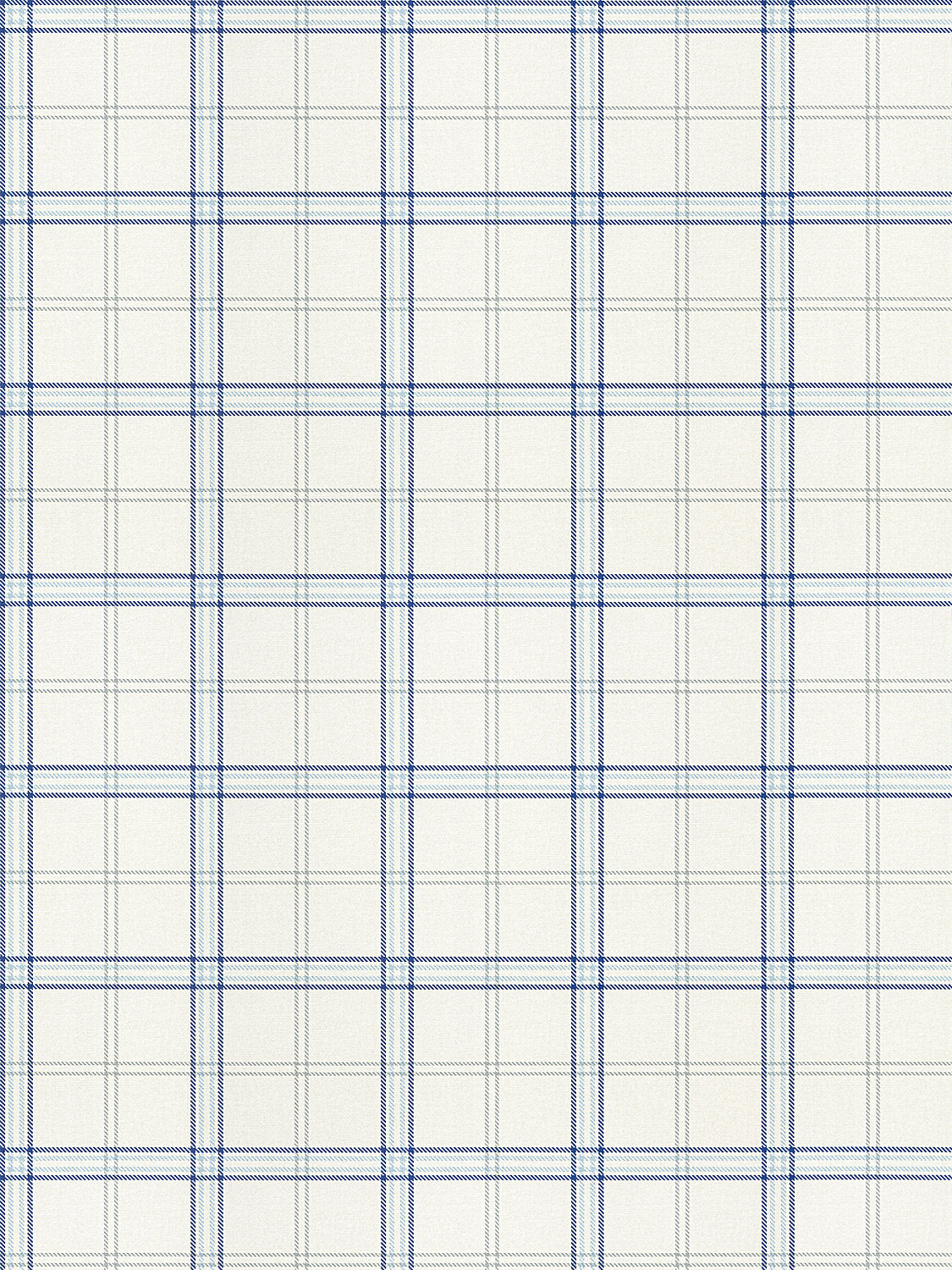 Hinson Ezra Plaid Blue Jay Wallcovering
