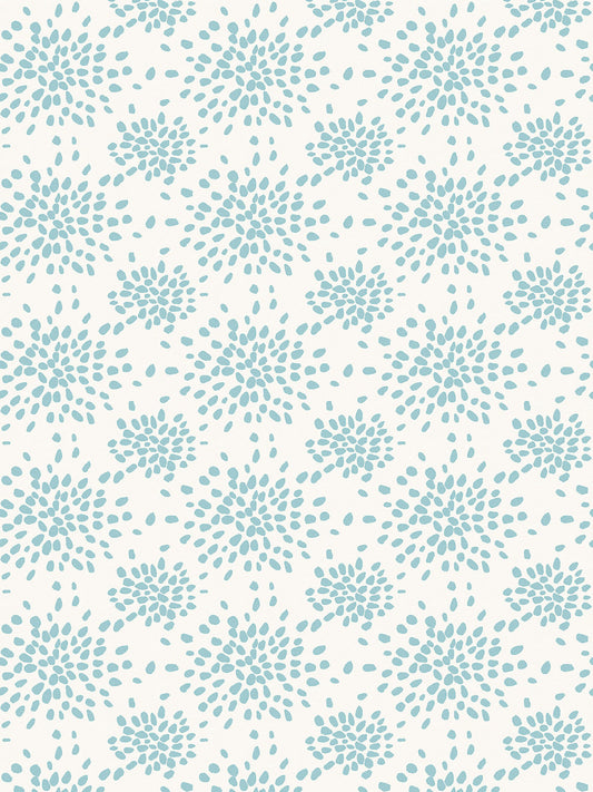 Hinson Fireworks Turquoise Wallcovering