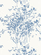 Hinson Kurt Delphinium Wallcovering