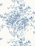 Hinson Kurt Delphinium Wallcovering