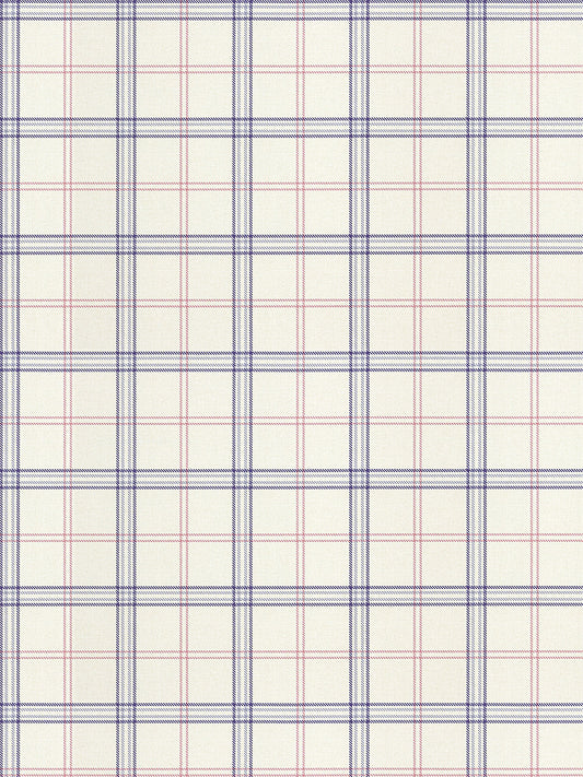 Hinson Ezra Plaid Pansy Wallcovering