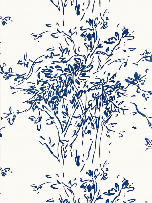 Hinson Kurt Cobalt Wallcovering