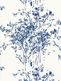 Hinson Kurt Cobalt Wallcovering