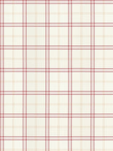 Hinson Ezra Plaid Strawberry Wallcovering