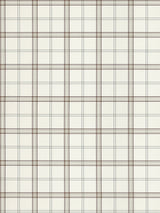 Hinson Ezra Plaid Mocha Wallcovering