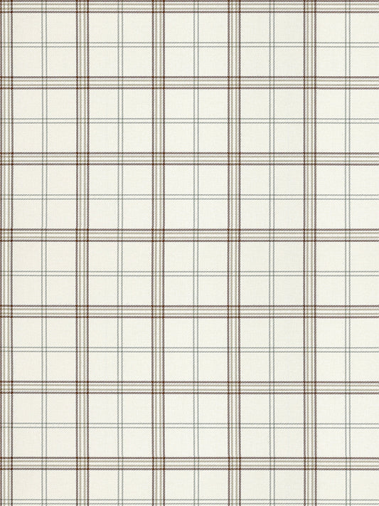 Hinson Ezra Plaid Mocha Wallcovering