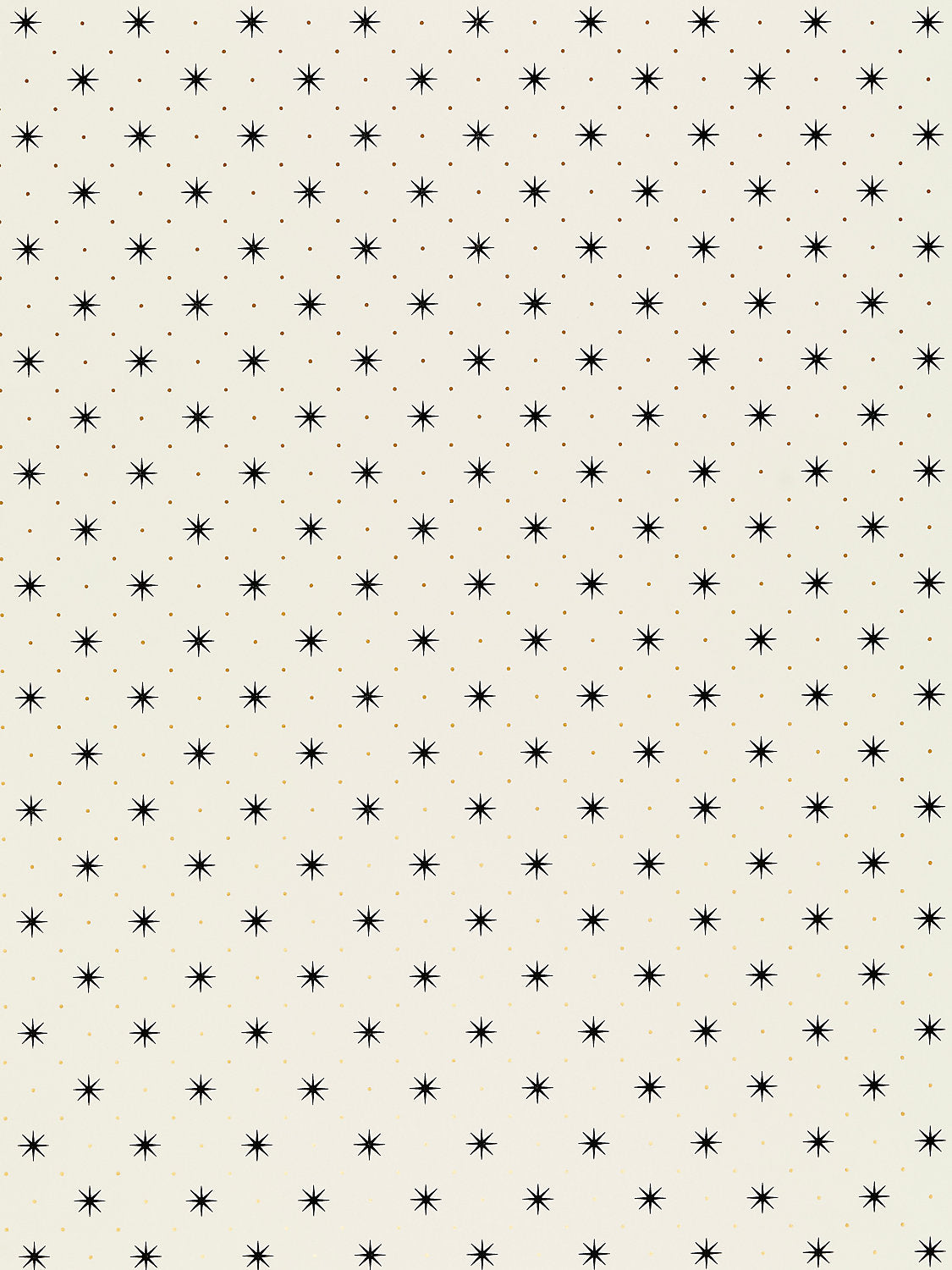 Hinson Trixie Black & Gold on White Wallcovering