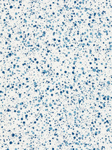 Hinson Spatter Navy on White Wallcovering