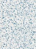 Hinson Spatter Navy on White Wallcovering