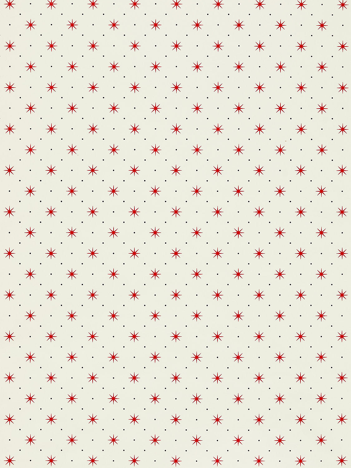 Hinson Trixie Red & Black on White Wallcovering
