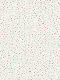 Hinson Van Red on White Wallcovering
