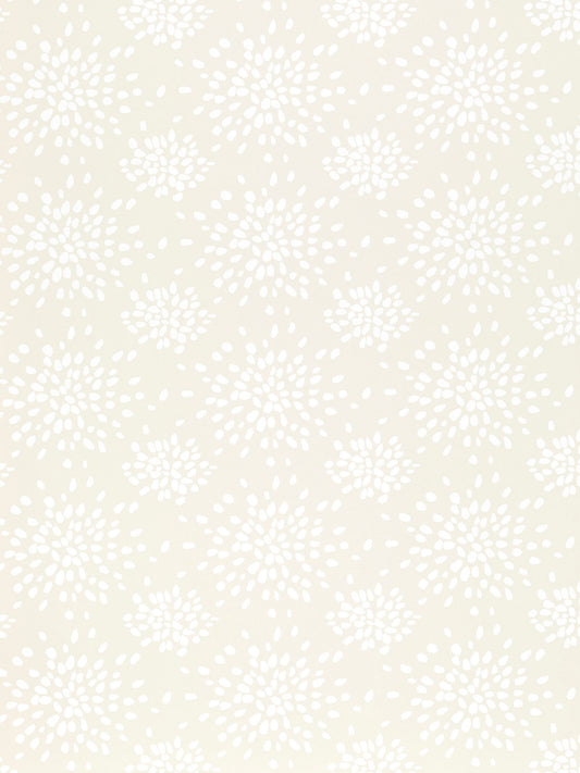 Hinson Fireworks White on Off-White Wallcovering
