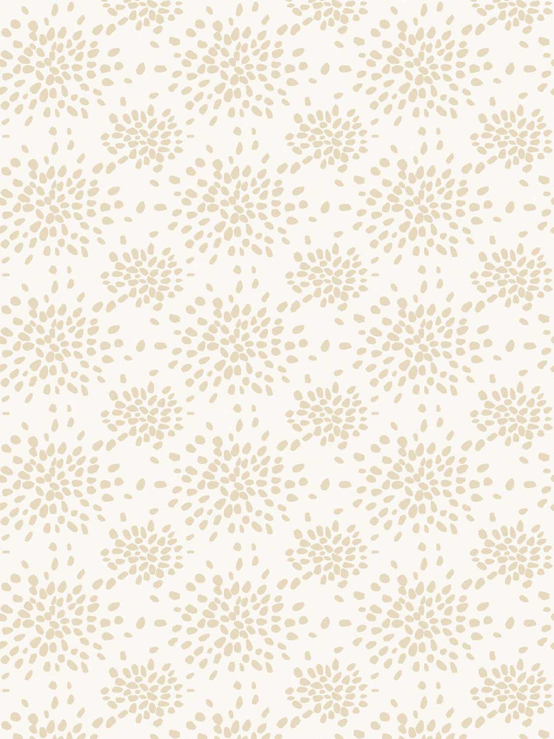 Hinson Fireworks Beige on White Wallcovering