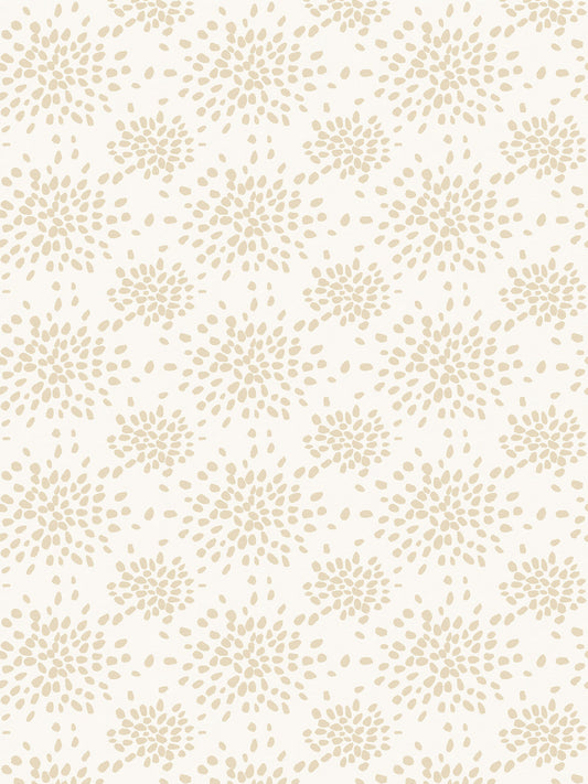 Hinson Fireworks Beige on White Wallcovering