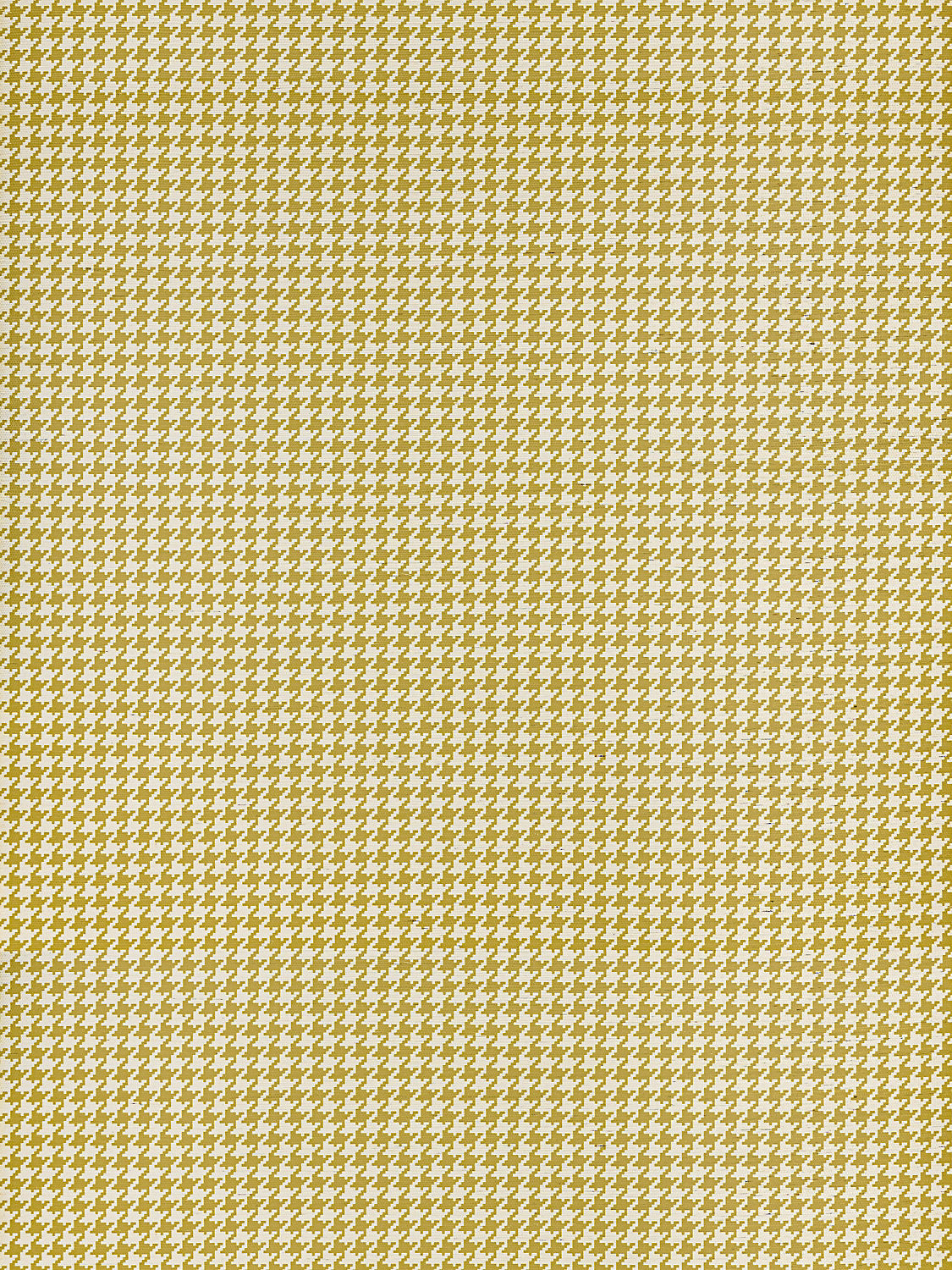 Scalamandre Houndstooth Sisal Maize Wallcovering