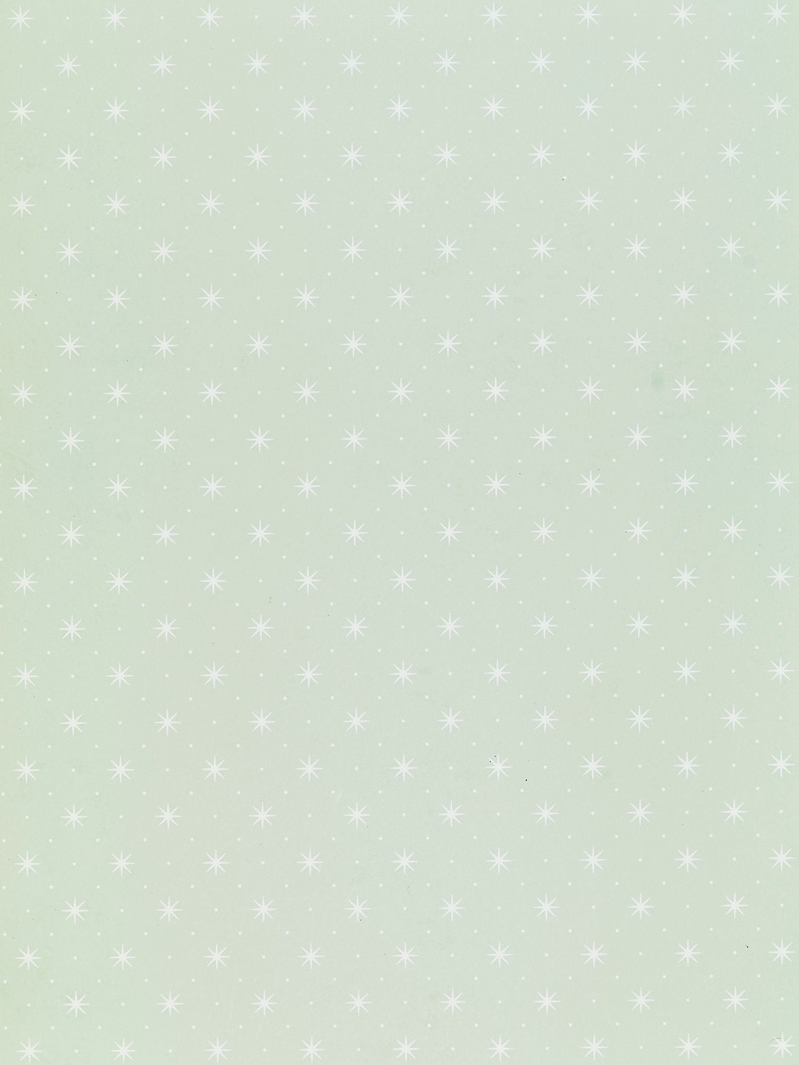 Hinson Trixie White on Pale Green Wallcovering