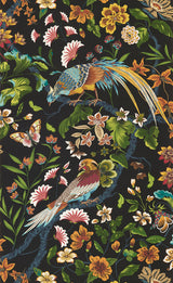 Old World Weavers Botany Bay Black Ruby Wallcovering