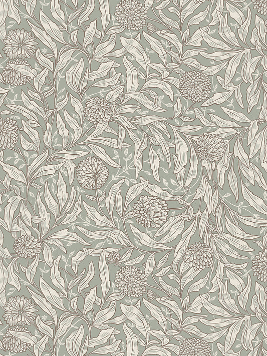 Sandberg Olof Sage Green Wallcovering
