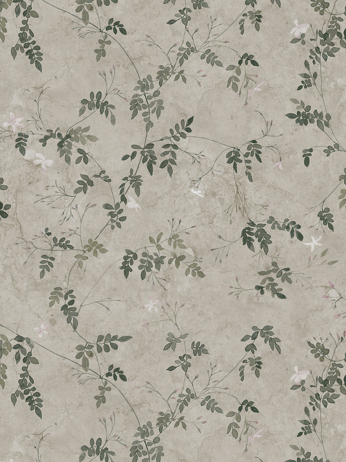 Sandberg Irene Olive Green Wallcovering