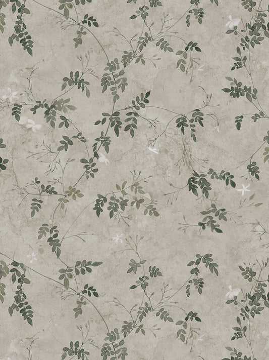 Sandberg Irene Olive Green Wallcovering