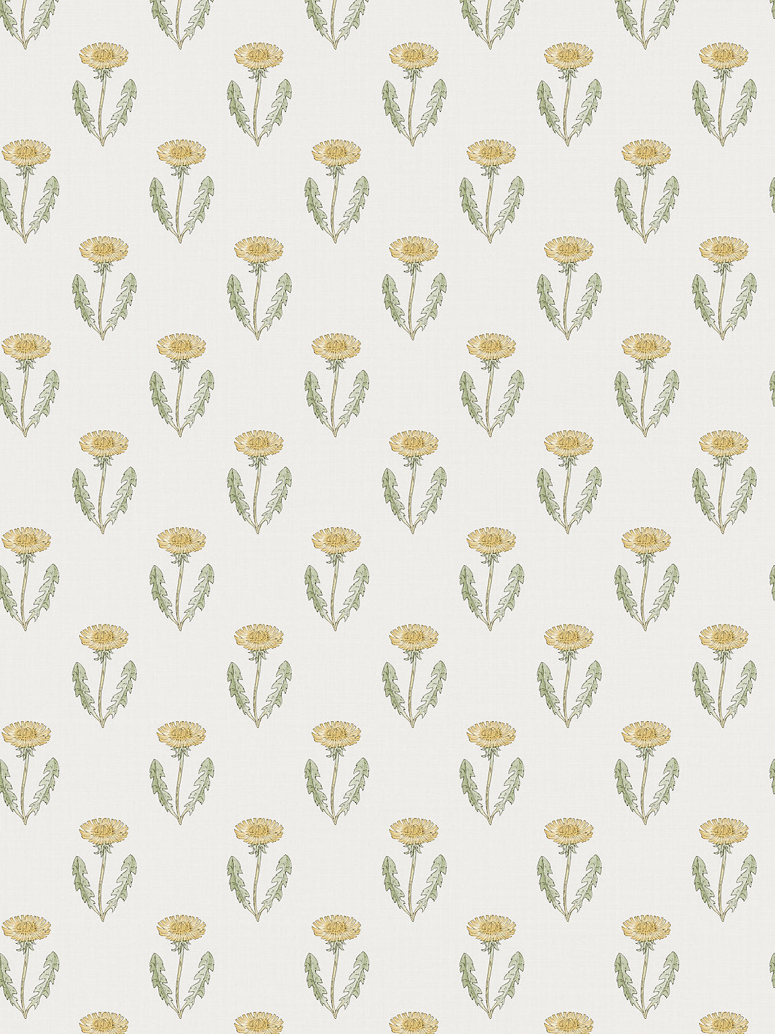 Sandberg Maskrosen Spring Green Wallcovering