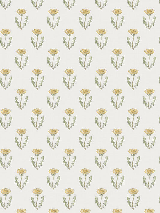 Sandberg Maskrosen Spring Green Wallcovering