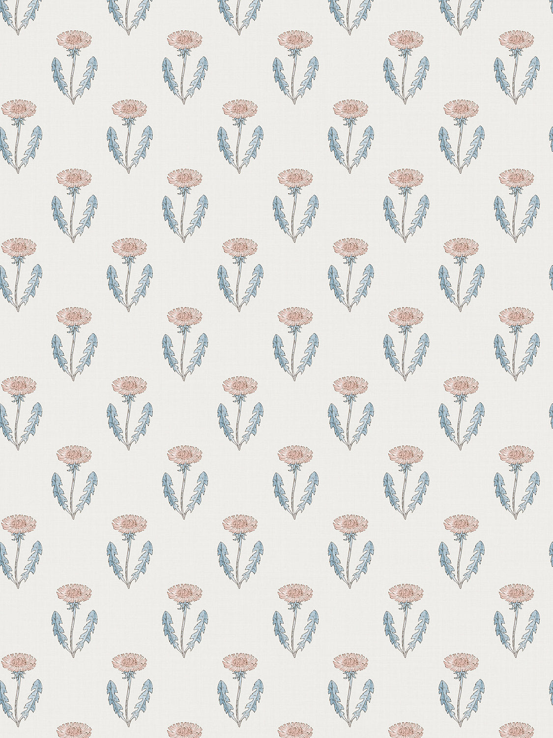 Sandberg Maskrosen Pink Wallcovering