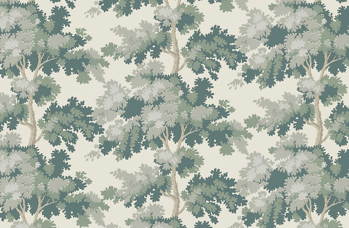 Sandberg Raphael Green Wallcovering