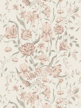 Sandberg Karins Bukett Powder Pink Wallcovering